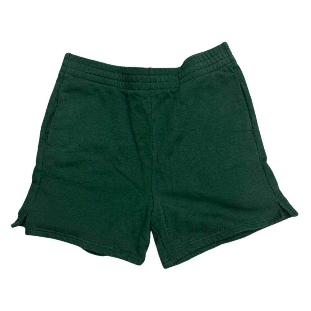Reformation Green Fleece Sweat Athletic Shorts Size M